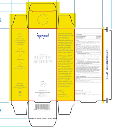 Min Mattescreen Spf 40 Carton (Mineral Mattescreen Spf 40 45ml Carton)